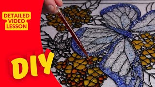 New 🔥 ARTISTIC STAINED GLASS WITH YOUR OWN HANDS / Amazing epoxy resin work by ResinShow 763 views 3 months ago 15 minutes