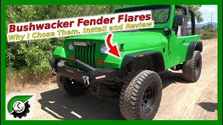 Bushwacker Fender Flares install on my project Jeep