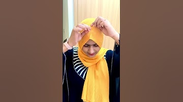 How to get pointed peak hijab? @Nazrasdelight #tamil #shorts