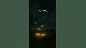 When the Records Are Opened –Surah At-Takwir (81:10-14)عندما تُنشَرُ الصحف📖 سورة التكوير (١٠–١٤)🎧