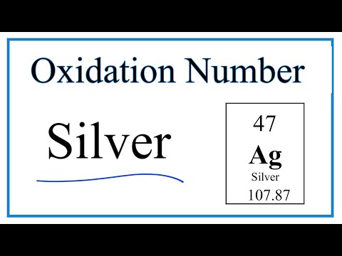 Video: Wat is het oxidatiegetal van Ag?