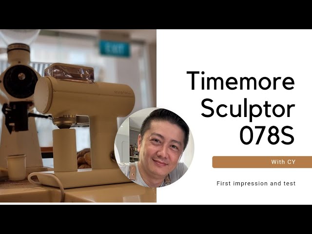 Black Coffee Grinder Sculptor 078 by Timemore - Espresso Gear