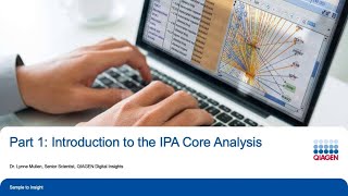 IPA Webinar: Part 1: Introduction to Ingenuity Pathway Analysis screenshot 1