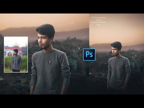 Photoshop realistic photo manipulation tutorial 2022 - Photoshop editing tutorial  @AmitEditz77