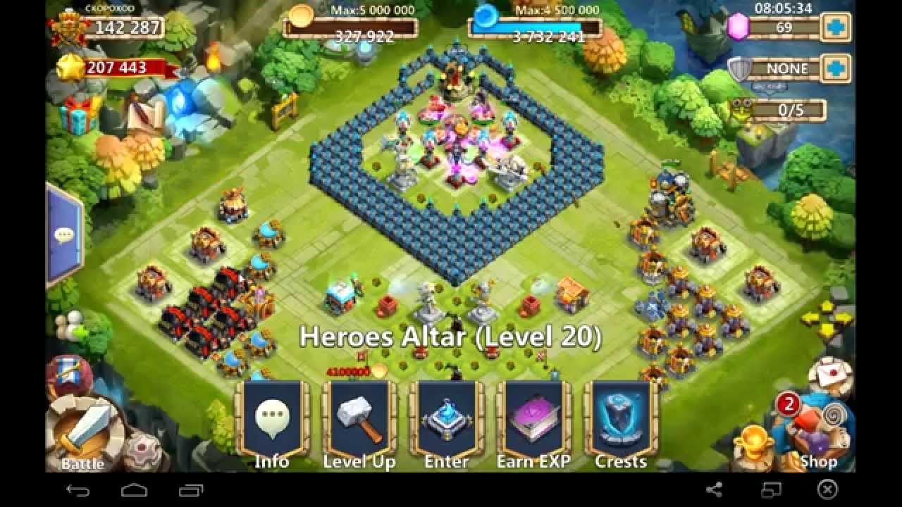 Castle Clash: Grizzly Reaper 8/8 Life Drain