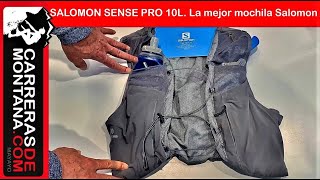 SALOMON SENSE PRO 10: La mejor mochila de Salomon para ultras hasta hoy.  Más ligera y cómoda. - YouTube