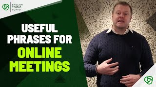 3 useful phrases you will need for online meeting issues (English Meeting Language)