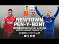 Full match  newtown v penybont  jd cymru premier playoff semifinal