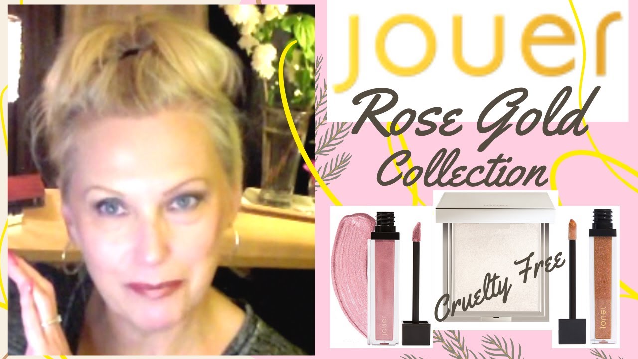 Jouer Rose Gold Collection Review | Long Wear Lip Creme | Powder Highlighter | Long Wear Lip Topper