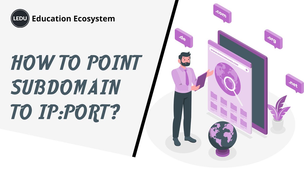 How To Point Subdomain To IP Port programming YouTube