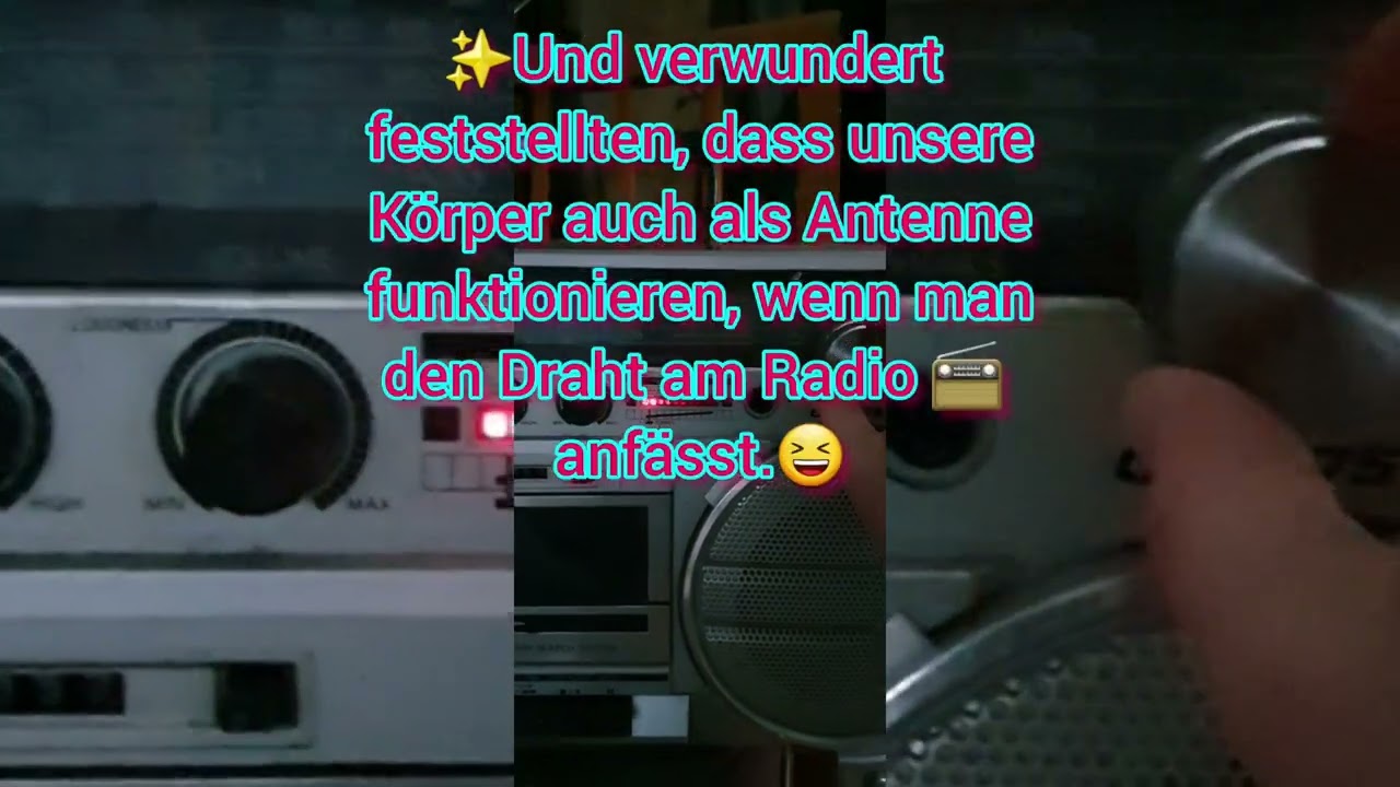 🌞Frequenz einstellen auf einem alten Radio📻Was für Erinnerungen da wach werden.😆✌️👋