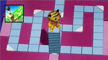 Stacky Dash gameplay android, ios levels 59-63 | Gameplay A&I