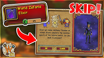 Zafaria World Skip Elixir Was Added to Wizard101!?
