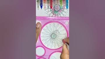 Spirograph ASMR || spirograph with zaid #spirographwithzaid #shorts #satisfying #art