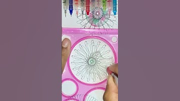 Spirograph ASMR || spirograph with zaid #spirographwithzaid #shorts #satisfying #art