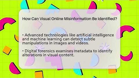 How Can Visual Online Misinformation Be Identified? - Everyday-Networking