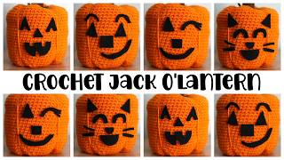 🎃 Crochet this fun Jack O' Lantern Playset! (Face Changing and SO CUTE!)