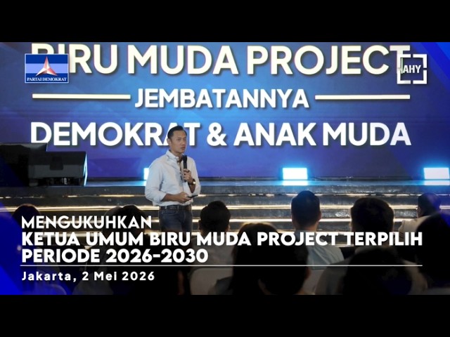 Mengukuhkan Ketua Umum Biru Muda Project Terpilih Periode 2026-2030
