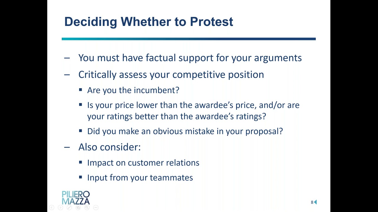 Missteps in the Bid Protest Process: War Stories from the Trenches
