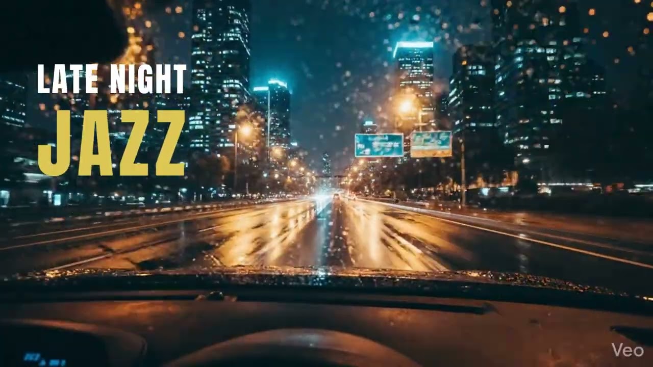 Midnight Jazz Playing While the City Sleeps | Calm Instrumental Jazz