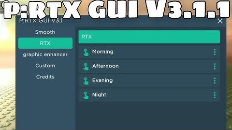 Script Fluxus/ Arceus X | RTX GUI V3.1.1