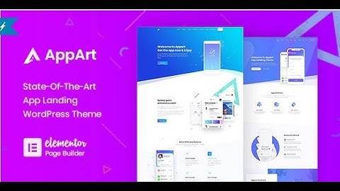 AppArt - Tema criativo do WordPress para aplicativos Saas