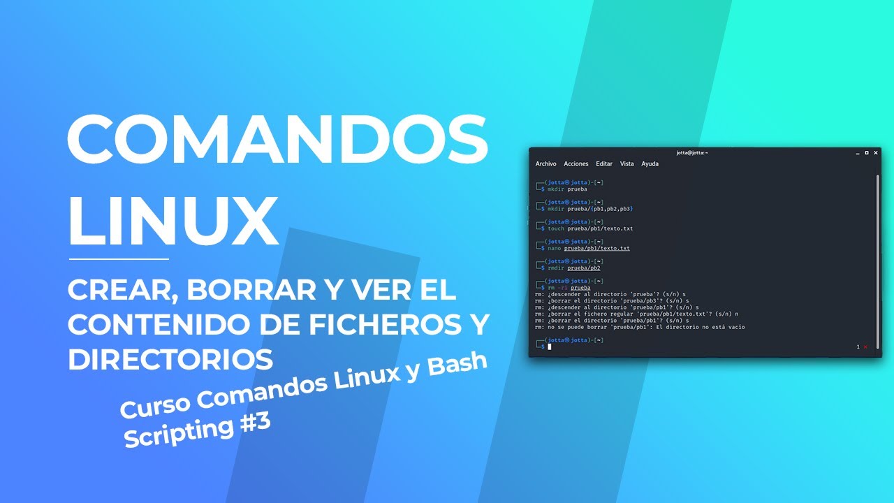 🗑️ Como Crear y Borrar Directorios, Ficheros y Ver su Contenido en ...
