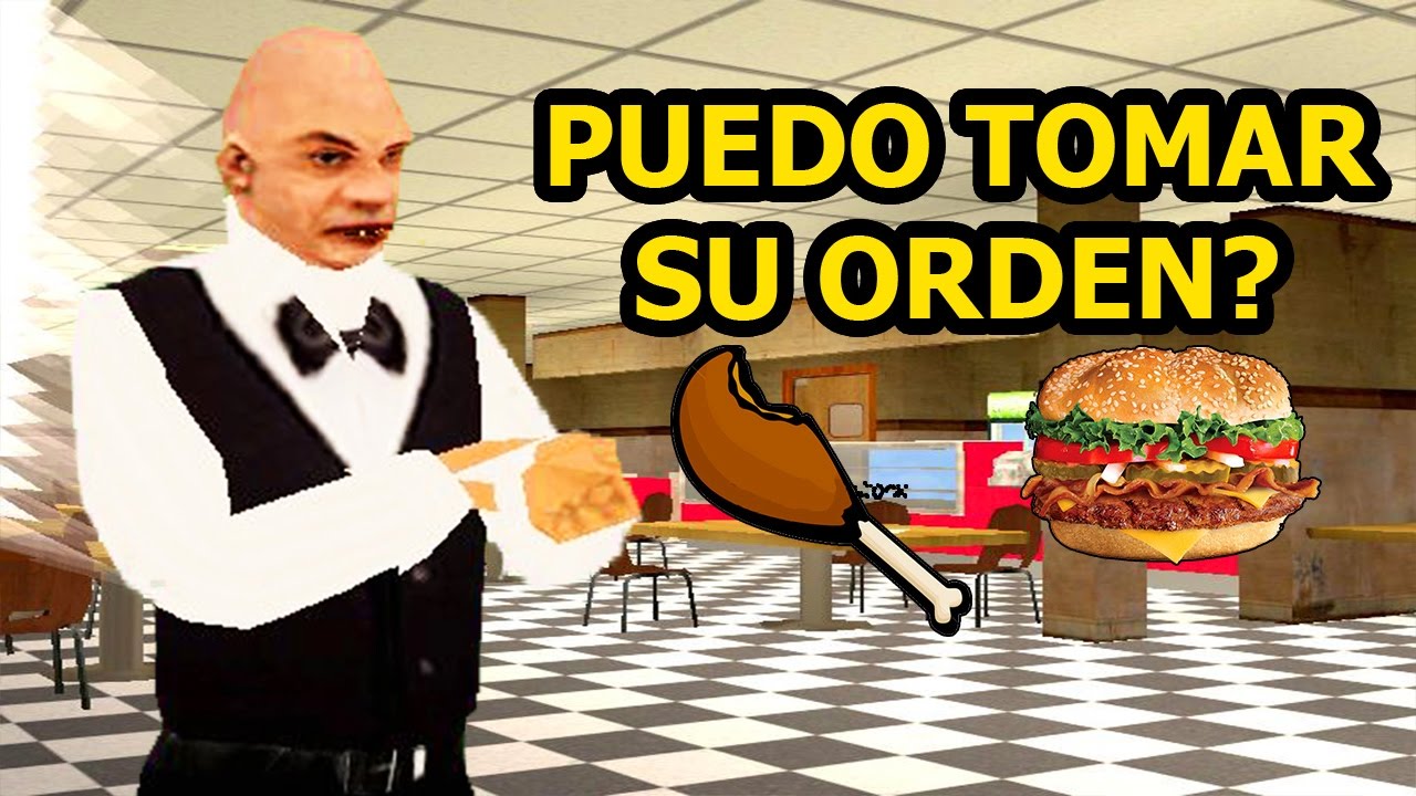 GTA San Andreas - El tio gilipollas trabaja de mesero - Loquendo