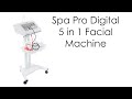 Appareil facial numrique 5 en 1 spa pro