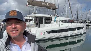 New Bali 4 2 Catamaran Video walkthrough on Delivery day by: Ian Van Tuyl Yacht Broker & Dealer