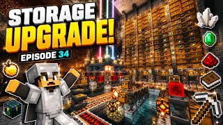 Minecraft Survival Series Episode 34: Storage System Upgrade #minecraft #survivalseries #episode-34