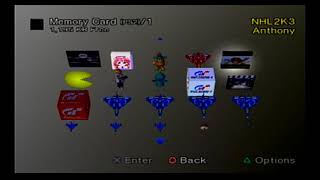 PlayStation 2 Menu Runthrough