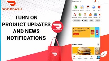 How To Turn On Product Updates And News Notifications On DoorDash-Food Delivery (Original) App