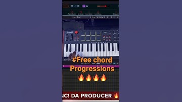 #free #chordprogressions 🤯 #akai #mpkmini #flstudiotutorial #abletontutorials #logicproxtutorials