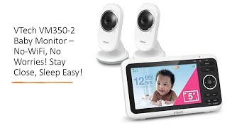 VTech VM350-2 Baby Monitor – No-WiFi, No Worries! Stay Close, Sleep Easy! screenshot 4