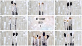 ALL ABOUT BRUSHES: EYE SHADOW- HOW TO USE I BRANDS I BLENDING