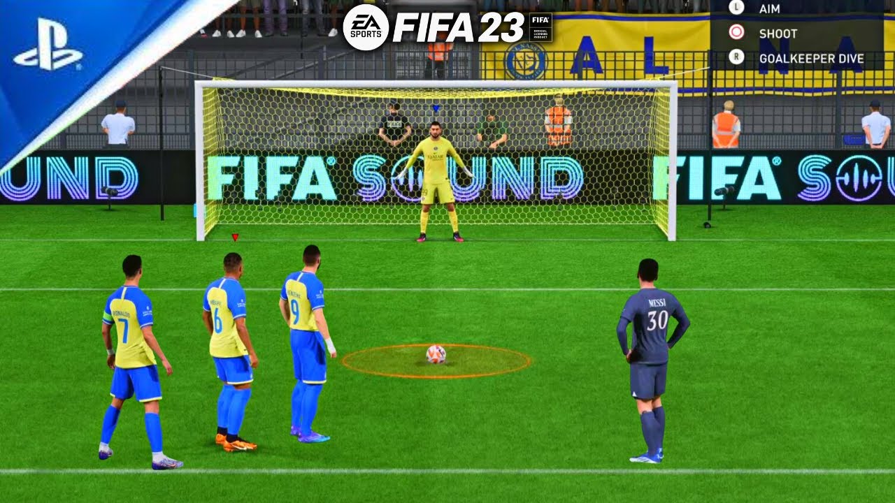 🔥 Team Ronaldo vs Team Messi 🔥 FIFA 23 Al Nassr vs PSG [PENALTY ...