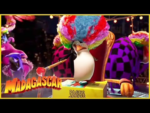 DreamWorks Madagascar en Español Latino | Circo Afro |  Madagascar 3: Los Fugitivos Dibujos Animado