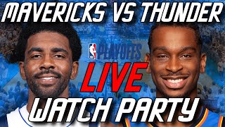 Mavericks vs Thunder Live Watch Party - NBA Playoffs 2024