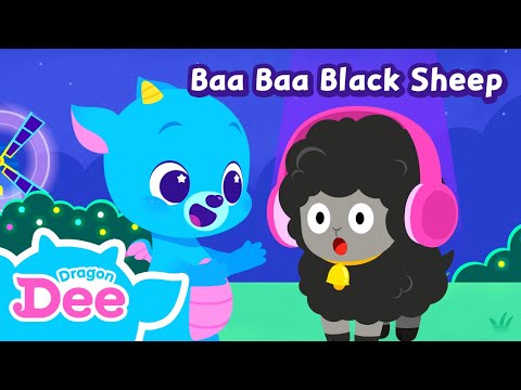 <strong>Baa</strong> <strong>Baa</strong> <strong>Black</strong> <strong>Sheep</strong>! 🐑 Have you any wool? | Nursery Rhyme | 드래곤디 인기동요 | DragonDee | Kids Song