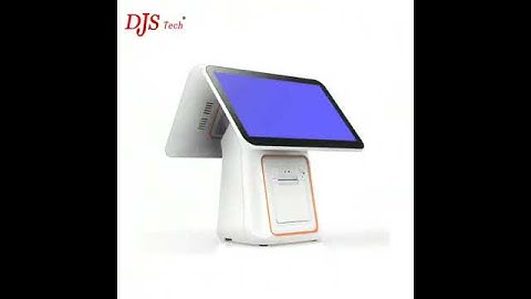 Supermarket thermal terminal offline 15.6inch pos machine manual digital printer all in one pos