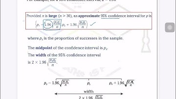 TKMaths A Level S2 Confidence Interval, p population proportion video 10