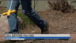 Reminder: call before you dig!