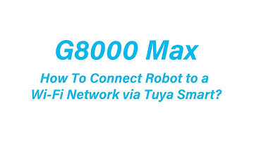 Tikom G8000 Max: How To Connect Robot to a Wi-Fi Network via Tuya Smart?