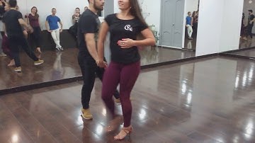 Edson Vieira & Oksana.  Zouk demo.  22.10.2018