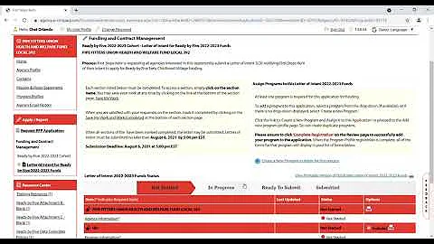 E-CImpact Registration and LOI/RFP Walk-Through Instructional Video
