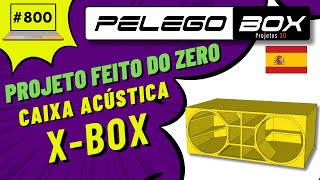 #800 CAIXA X-BOX 2 X 15" TRITON SHIVER BASS 3.8 PROJETO PELEGO BOX FEITO DO ZERO SOB MEDIDA