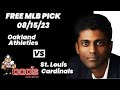 MLB Picks and Predictions - Oakland Athletics vs St. Louis Cardinals, 8/15/23 Free Best Bets & Odds