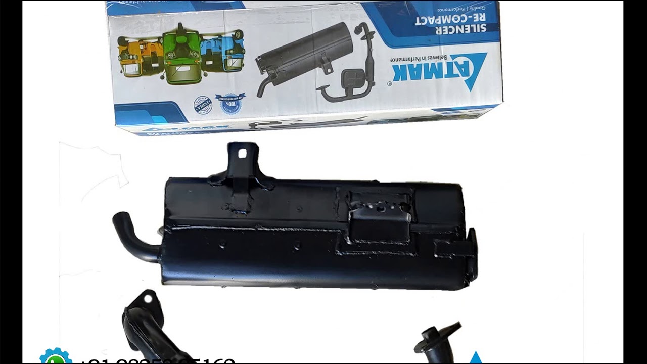 THREE WHEELER COMPLETE SILENCER FOR BS - IV MODELS