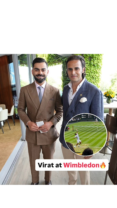virat and anushka at the wimbledon #viratkohli #anushkasharma #wimbledon #ytshorts #couple #trending